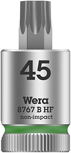Wera 8767 B HF TORX Zyklop bitmoer TX 45 x 38,5 mm - 3/8 inch aandrijving - met houderfunctie