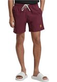 Urban Classics Block Zwemshorts Mannen Bordeaux Rood M
