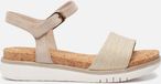 Tamaris Sandalen Beige Textiel Dames Maat 37