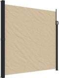 vidaXL Windscherm uittrekbaar 200x600 cm beige
