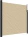 vidaXL Windscherm uittrekbaar 200x600 cm beige