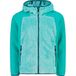CMP Hybride jas voor meisjes, highloft-fleece, met vaste capuchon