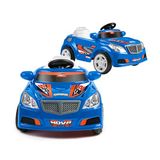 FEBER - Twinkle Car R/C Blue, elektrische auto met afstandsbediening, batterij 12 V, afstandsbediening inbegrepen met een bereik van 10 m, autonomie 45 minuten, maximaal gewicht 25 kg, 3 tot 6 jaar