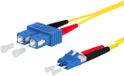 METZ CONNECT InfiniBand en Glasvezelkabel 3 m SC LC I-V(ZN) H Geel