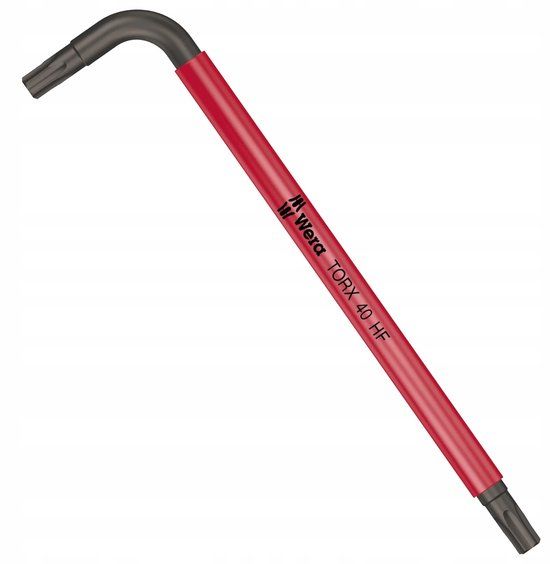 Wera 967 SL HF multicolour stiftsleutel met vasthoudfunctie - torx - t40 x 132mm