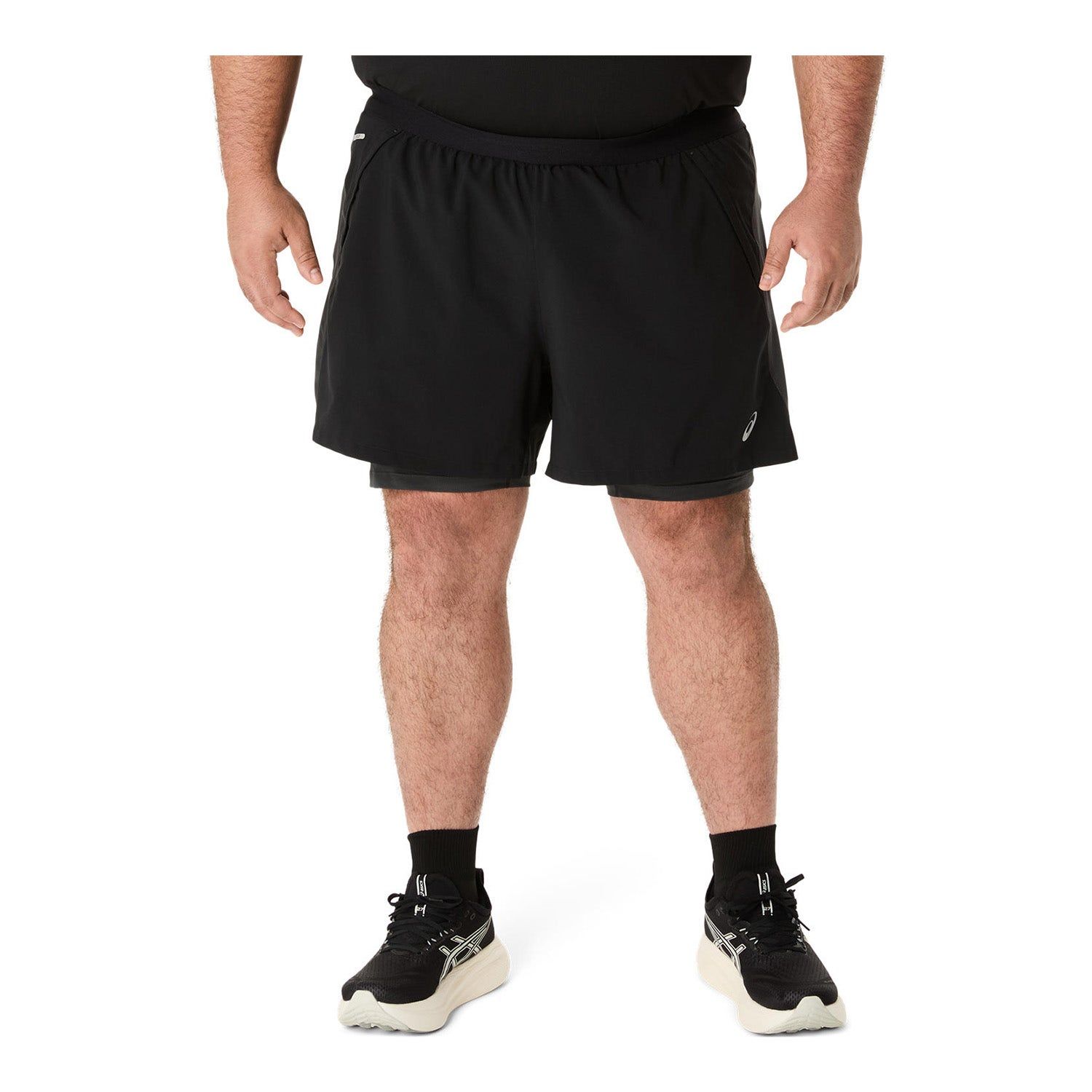 Asics Road 2in1 5in Short Heren