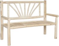 Vente-unique Tuinbank van teakhout - Licht naturel - TULUM van MYLIA