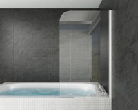 Badplaats Badwand Torino 800 x 1400mm - 5mm - met nano coating - 8719128569635