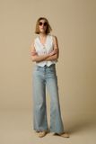 Sissy-Boy Blauwe mid waist wide leg jeans