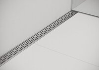 Easydrain Douchebak Compact wall 30 - Open rooster - RVS/Glas - 3 jaar garantie