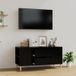 Maison Chic - Meuble TV Noir 102x44,5x50 Cm Bois d'Ingénierie