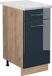 Vicco Fame-Line Keukenkasten – 40 cm, WB Marmer Donkerblauw hoogglans