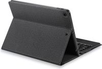 Dux Ducis Toetsenbord Hoes geschikt voor iPad 10.2 inch (2019 / 2020 / 2021) - Keyboard Cover met Touchpad - Zwart