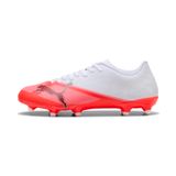 PUMA ULTRA 7 PLAY FG/AG Unisex Sportschoenen - Ultra Red-PUMA Black-PUMA White