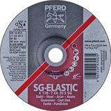 PFERD TOOLS 62217628 E 180-7 ZIRKON SG CAST+STEEL Afbraamschijf gebogen Diameter 180 mm Boordiameter 22.23 mm Grijs/grauw sferoïdisch gietijzer, Staal, Gegoten