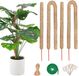 Monstera 4-pack support d'escalade - 2x 60 cm, 2x 120 cm, fibre de coco, métal