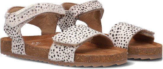 Vingino Tavi Sandalen Meisjes Maat 28 - Beige - Platte sandalen - Leer - Lente/Zomer 2024