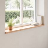 vidaXL - Raamprofielen - 2 st - Naturel - 110 x 15 x 2 cm - Massief beukenhout