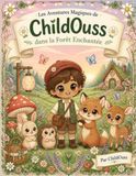 Les ChildOuss Les Aventures Magiques de ChildOuss dans la Forêt Enchantée: Un Livre de Coloriage avec une Histoire à Suivre – 22 Illustrations Kawaii de Renard, Lapin, Hérisson et Faon pour Enfants de 3 à 8 Ans