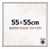 Dutch Frame Factory Fotolijst 55x55 cm Zilver Hoogglans Kunststof