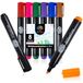 OfficeTree 8 x whiteboardstiften, kleurrijk, whiteboardmarker, afwasbaar, Dry Erase markers, afwisbare stiften voor whiteboards, geen permanente markers