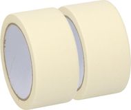 Kinzo Afplaktape/schilderstape - 2x - wit - 48mm x 25m
