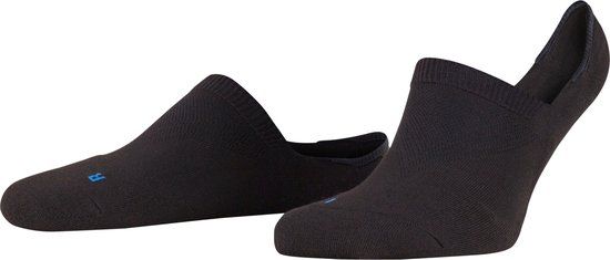 FALKE Cool Kick onzichtbaar effen functioneel materiaal footies unisex zwart - maat 35-36