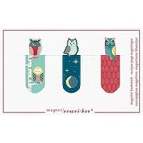 Magnetische Nachtuilen Magnetische Boekenlegger Set van 3