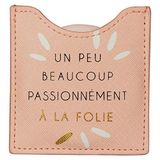 DRAEGER PARIS 1886 Toga - Spiegel een beetje veel – ronde zakspiegel om overal mee naartoe te nemen – ideaal cadeau voor verjaardag, alle gelegenheden – afmetingen 8,5 x 8 cm 76005893 S