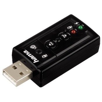 Hama USB Sound Card "7.1 Surround" - 7.1 Channel