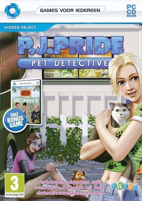 Iwin Pj Pride Pet Detective + Detective Stories Hollywood Ga op onderzoek uit