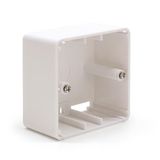 Waytex 37250 frame type mozaïek, opbouwkast 80 x 80 mm voor gipsplaat met frame, diepte 40 mm, om te schroeven, wit