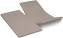 Cinderella Weekend - Topper hoeslaken met dubbel-split (tot 15 cm) - Katoen - 180x200 cm – Taupe