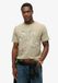 Superdry x Komodo Vintage T-shirt Homme L Kaki Clair Vert Coton