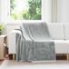 vidaXL Plaid Grijs 150 x 200 cm Fleece