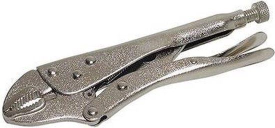 Silverline Griptang Gebogen - Zelfvergrendelend - 180 mm
