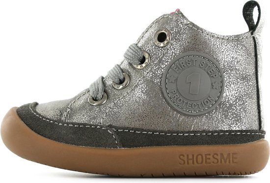 Shoesme leren babyschoenen zilver zilver/metallic metallic, zilver