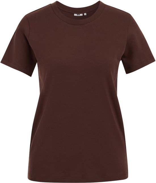 WE Fashion Dames T-shirt Bruin XXXL