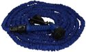 Cartrend uitrekbare tuinslang 5-15 meter met 7 sproeipatronen, blauw