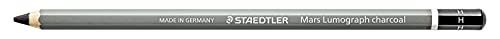Staedtler Mars Lumograph 100C-H Hard Houtskool Potlood