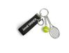 Pigna, Jannik Sinner Tennissleutelhanger met ring en haak, 1 stuk, Zilver, Normale, sinner