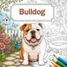 Bulldog: Pagine da colorare rilassanti e creative per gli amanti dei cani