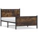 VidaXL Bedframe Oak 100x200 cm