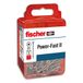 Fischer FPF II houtschroeven, totale schroefdraad 4,5 x 25, verzinkt, blisterverpakking met 15 stuks