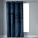 HomeMaison Douceur d'intérieur VELVETINE ringgordijn 140 x 240 cm bleu polyester/velours