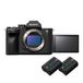 Sony Alpha 7 IV volledig formaat systeemcamera | 33 MP, real-time autofocus, 10 B/s, 4K 60p video, touchscreen, professionele functies voor foto en film, incl. 2 batterijen