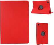 Casemania Hoes Geschikt voor Samsung Galaxy Tab A11 Plus (11 inch 2025) - Rood - Draaibare Tablet Case met Standaard