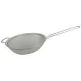 Grunwerg Fijne zeef met gepolijste rand en handvat, zilver, 10 inch, diameter 25 cm