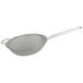 Grunwerg Fijne zeef met gepolijste rand en handvat, zilver, 10 inch, diameter 25 cm
