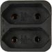 Benson Dubbele verdeelstekker - noir - 2300W - IP20 - 2 aansluitingen